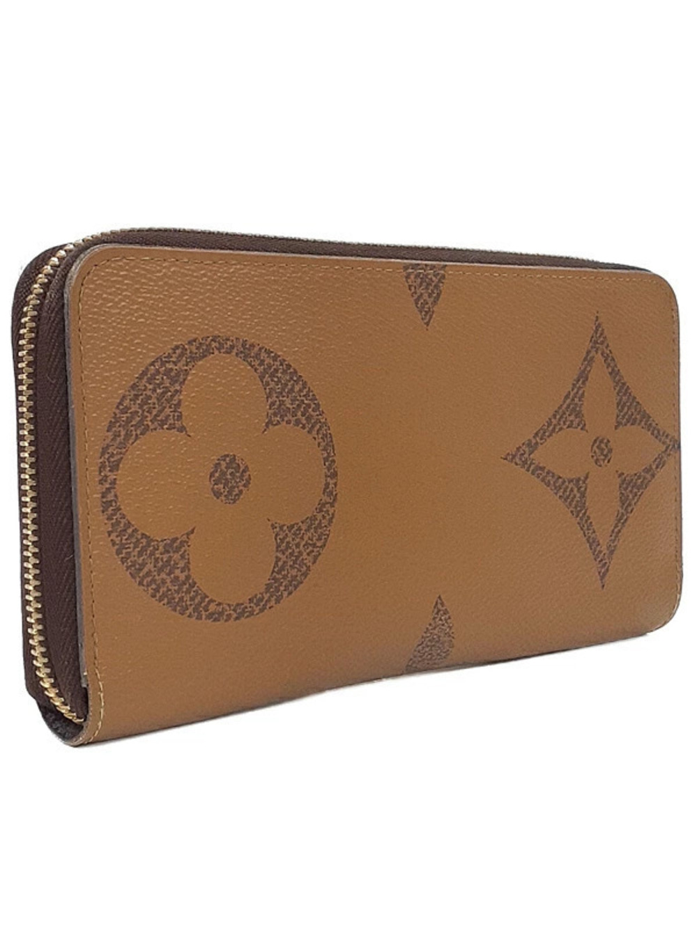 Louis Vuitton Wallet Long Zippy Zipper Round Giant Reverse Monogram